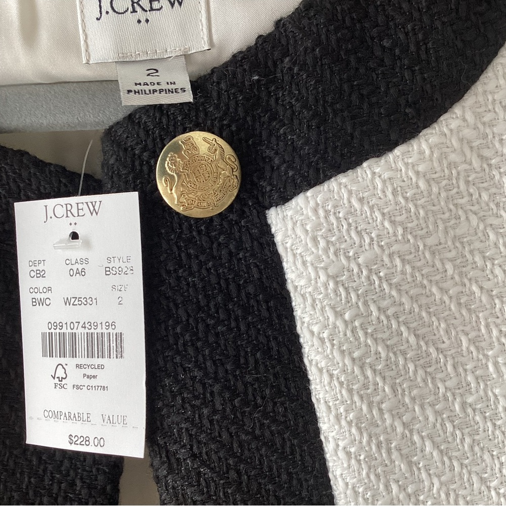 J. Crew Black Blazer Classic Suit Jacket